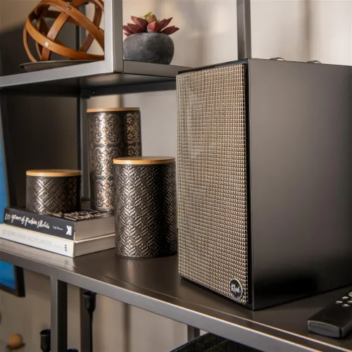 Klipsch The Fives Active Bookshelf Speakers Pair In Black