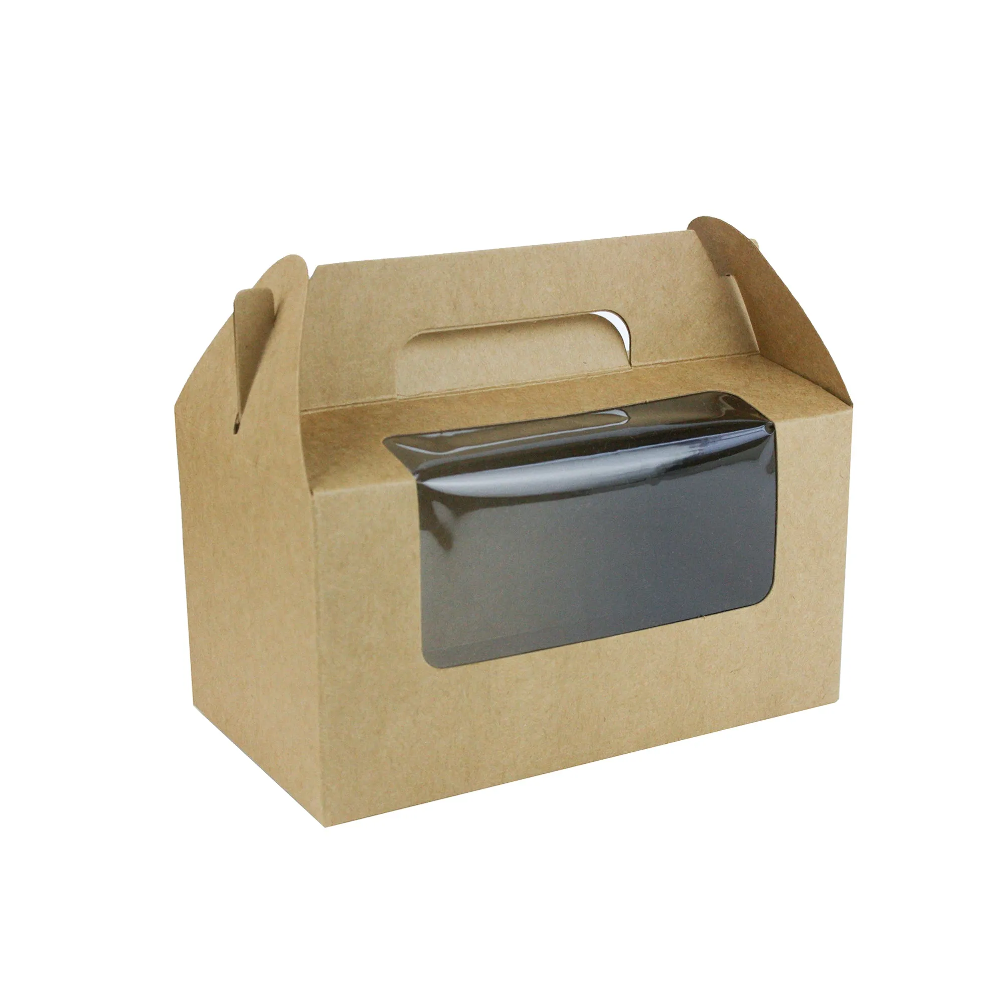 Kraft Gable Gift Box Bags - Pack of 12 (Sizes Available)