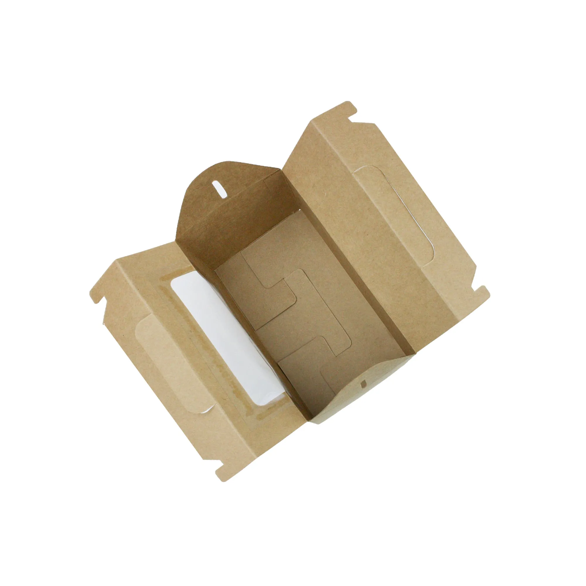 Kraft Gable Gift Box Bags - Pack of 12 (Sizes Available)