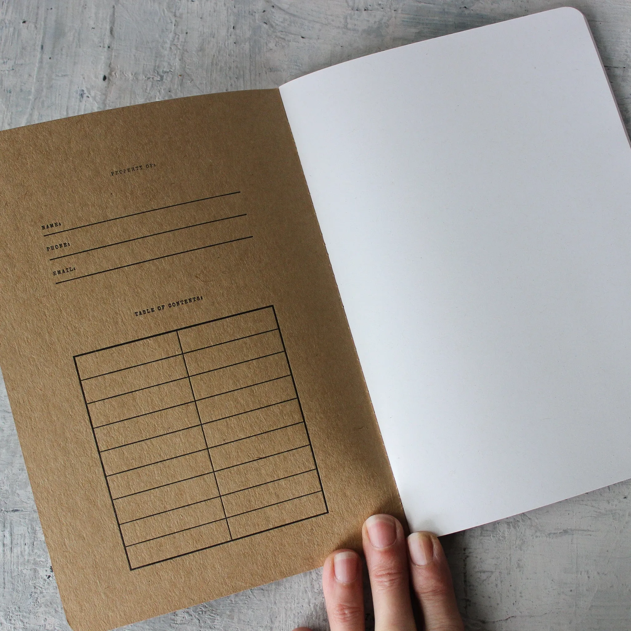 Letterpress Classic Exercise Book