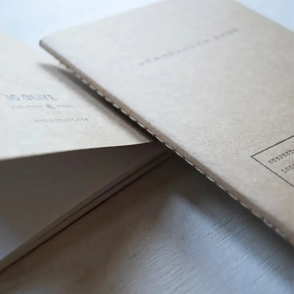 Letterpress Classic Memo Book