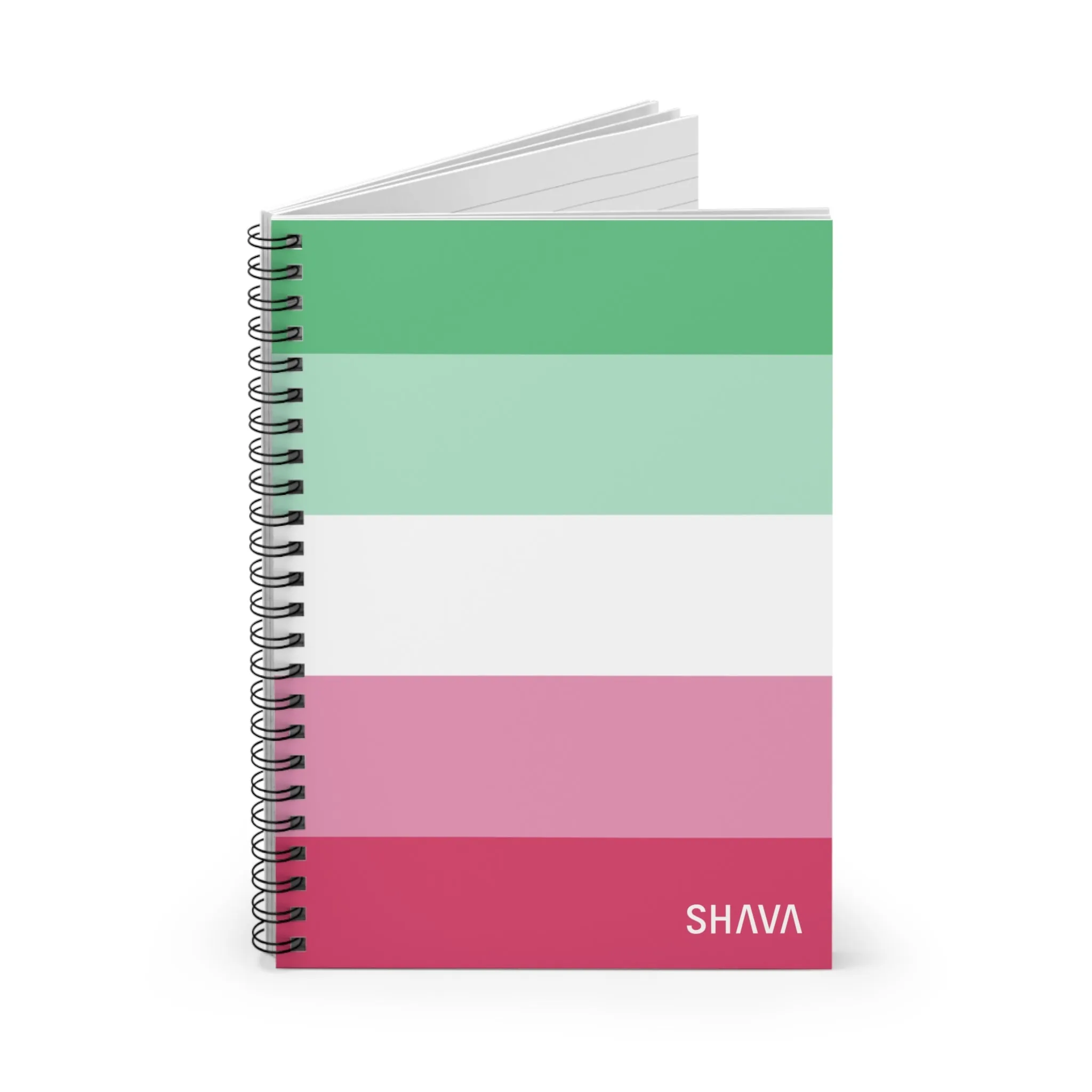 LGBTQ Spiral Notebook - Ruled Line - Abrosexual Flag