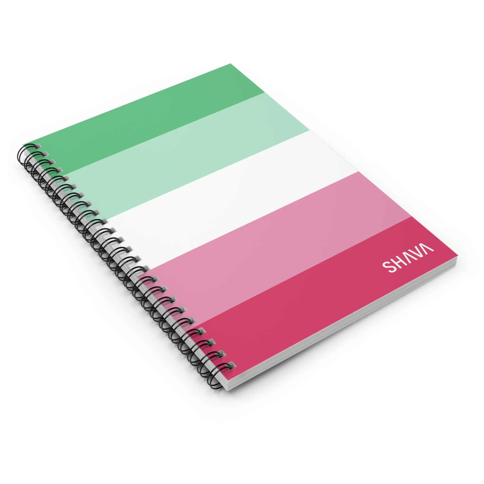 LGBTQ Spiral Notebook - Ruled Line - Abrosexual Flag