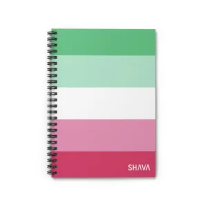 LGBTQ Spiral Notebook - Ruled Line - Abrosexual Flag