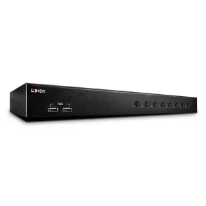 Lindy Kvm Switch Pro Usb 2.0 Audio Dvi-I - Kvm / Audio / Usb Switch - 8 Ports