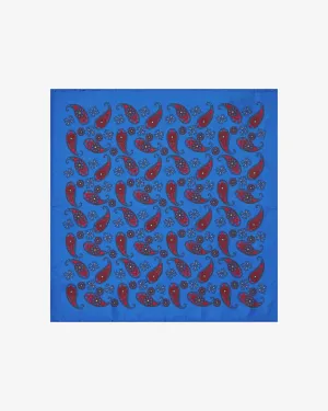 Men's Silk Paisley Pocket Square - The Marrakesh