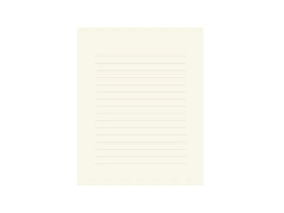 Midori  MD Paper Letterpad - Lined- 50 Sheets