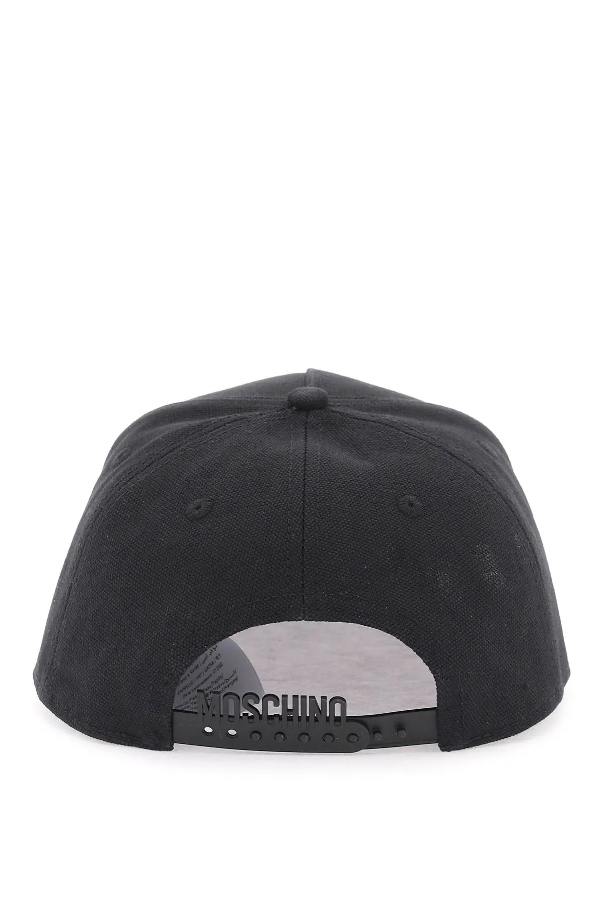 Moschino logo embroidery baseball cap