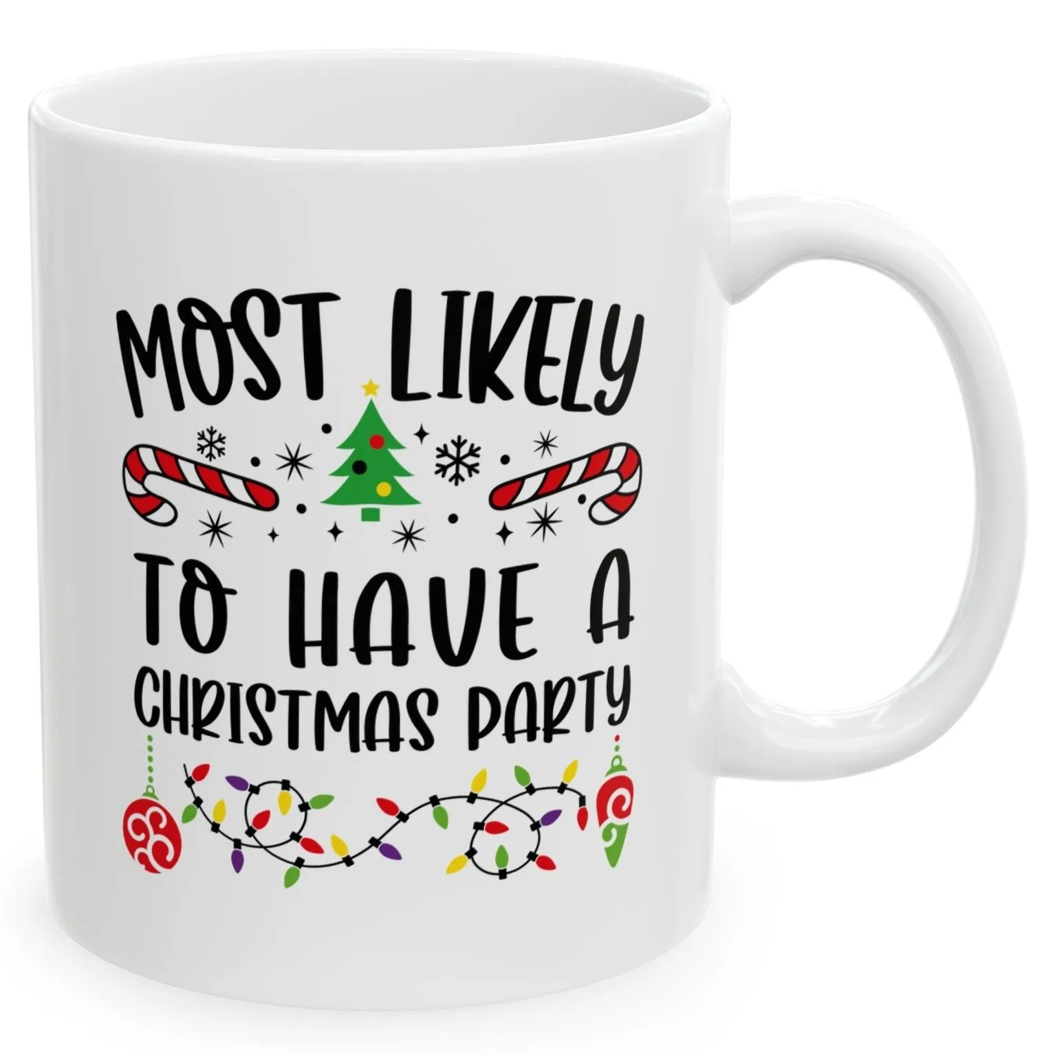 Most Likely To Have A Christmas Party Family Christmas Coffee Mugs 11 oz