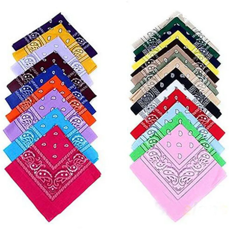 New Hip-hop Cotton Blended Brand Bandanas For Men Women Magic Head Scarf Scarves CC0150