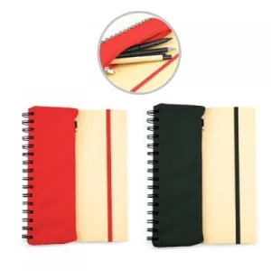 Notebook with Stationery Pouch