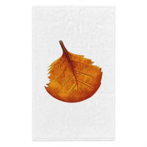 Orange Leaf Rally Towel, 11x18