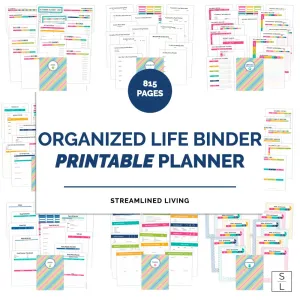 Organized Life Binder