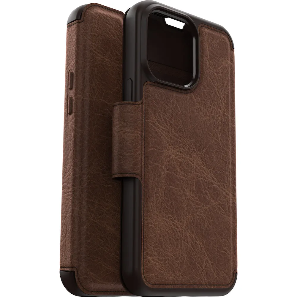 OtterBox Strada Case - For iPhone 14 Pro Max (6.7") - Espresso