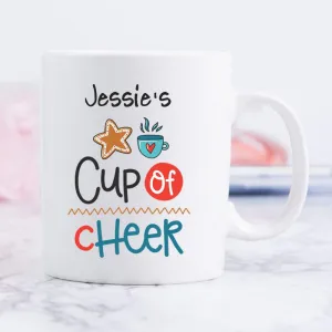 Personalised Cup of Cheer Christmas Mug