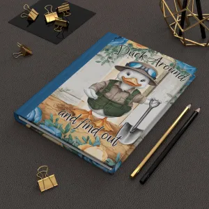 Personalised Hardcover Journal Matte, Duck around, awd-1664