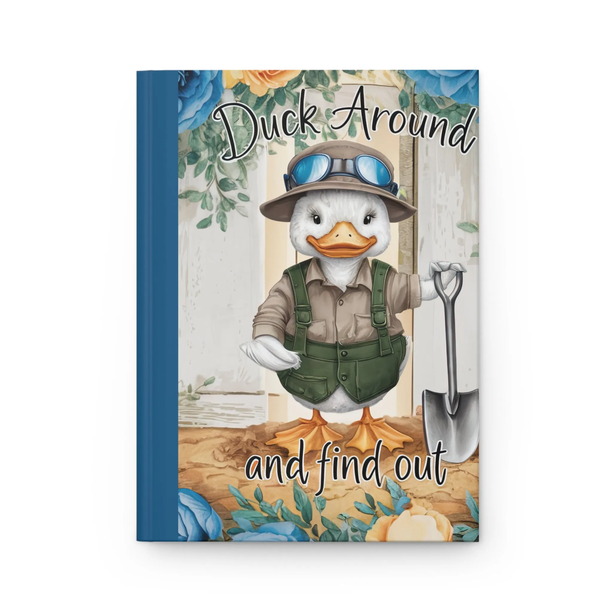 Personalised Hardcover Journal Matte, Duck around, awd-1664