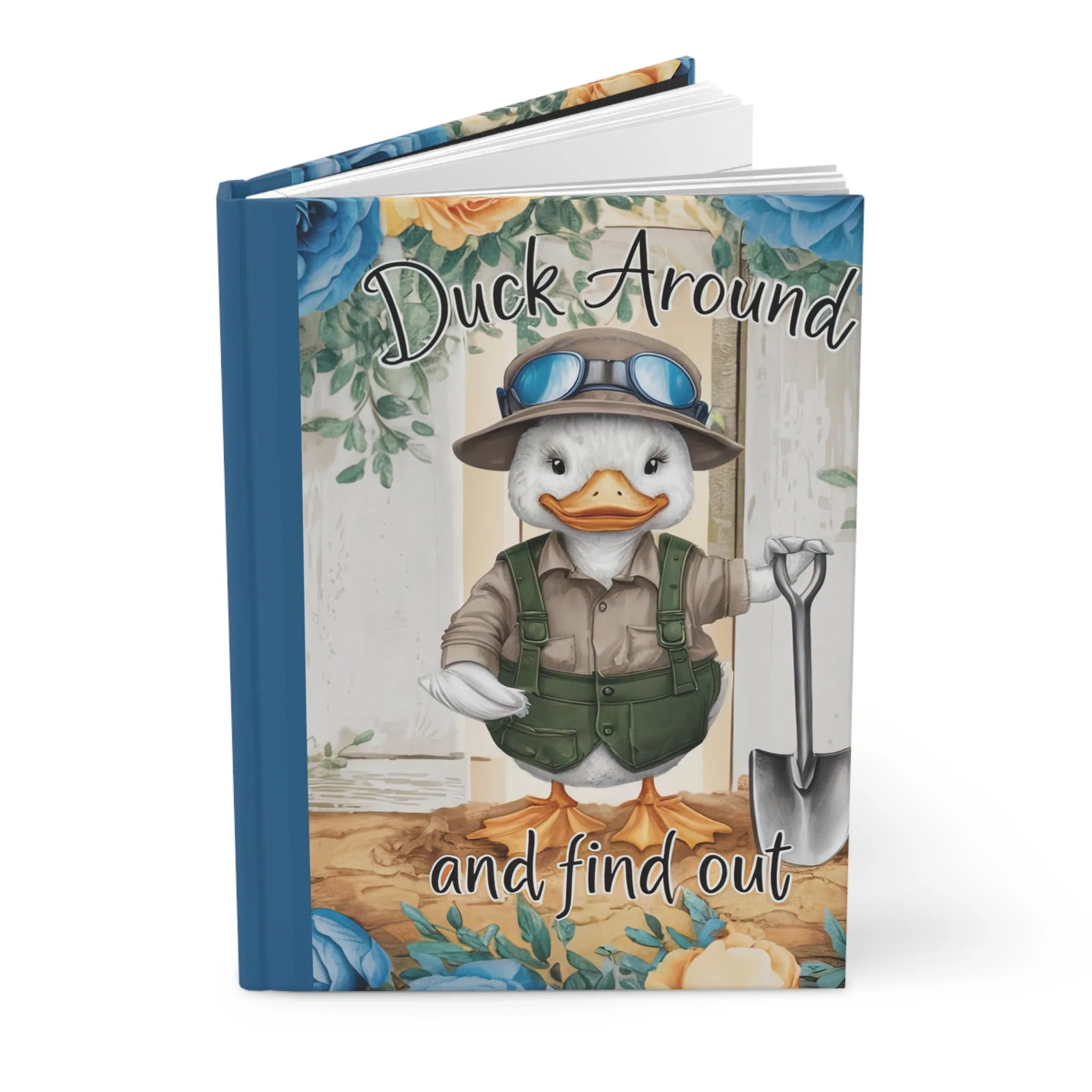 Personalised Hardcover Journal Matte, Duck around, awd-1664