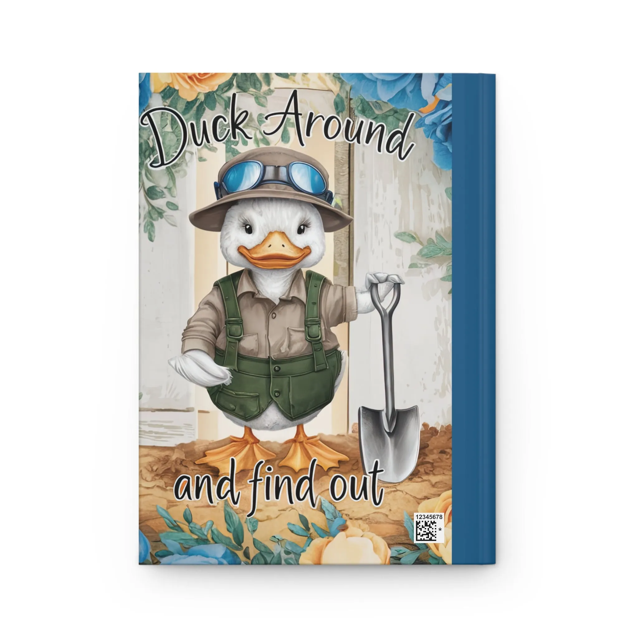 Personalised Hardcover Journal Matte, Duck around, awd-1664