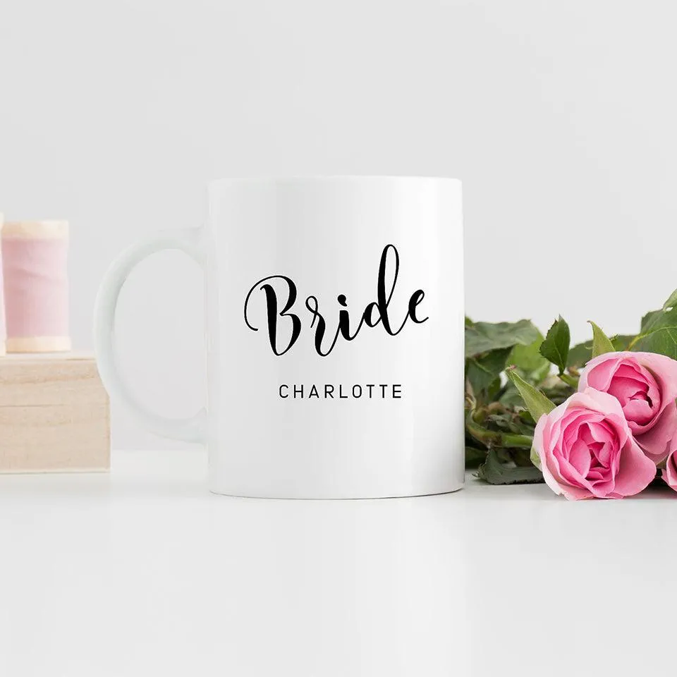 Personalized Bridesmaid Mugs 15oz