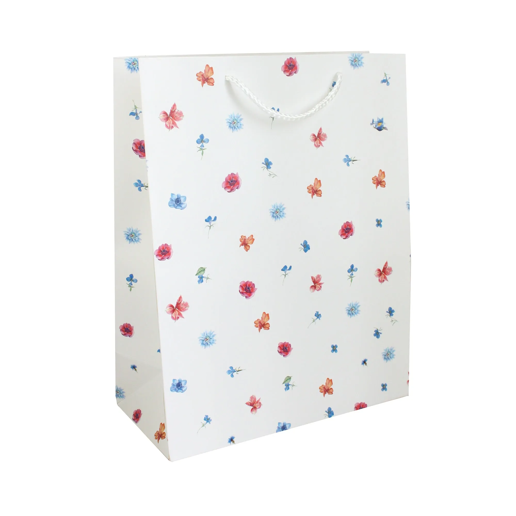 Spring Floral Gift Bags - Set Of 4 (Assorted Colours)