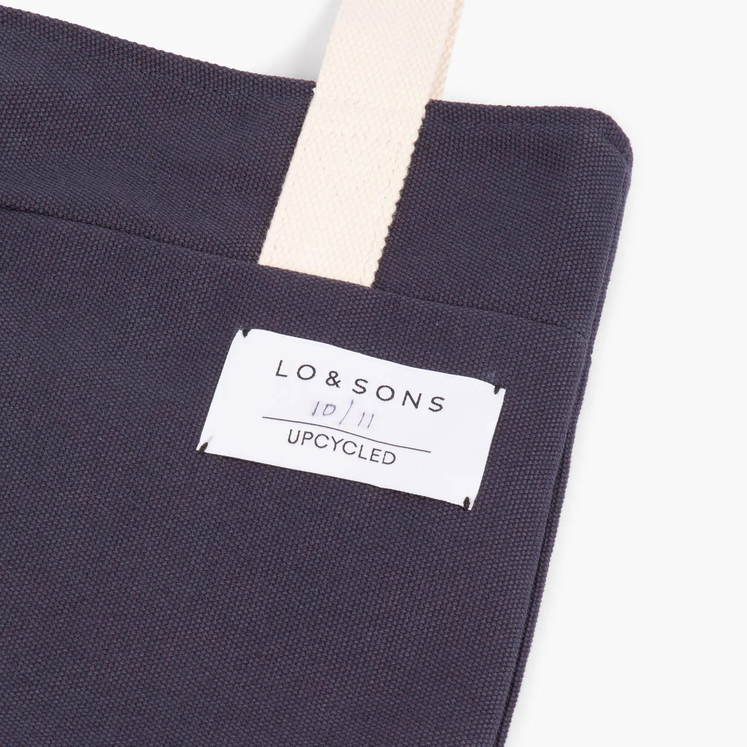 Springwood Upcycled Canvas Tote - Navy / Grey