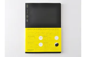 Stalogy 365Days Notebook - B5 - Grid - 368 Pages - Black