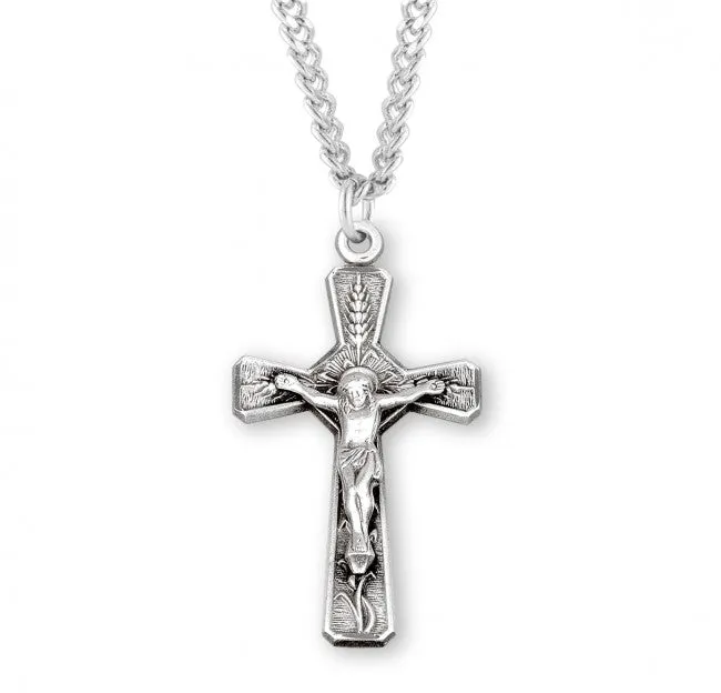 Sterling Silver Crucifix w/24 Chain