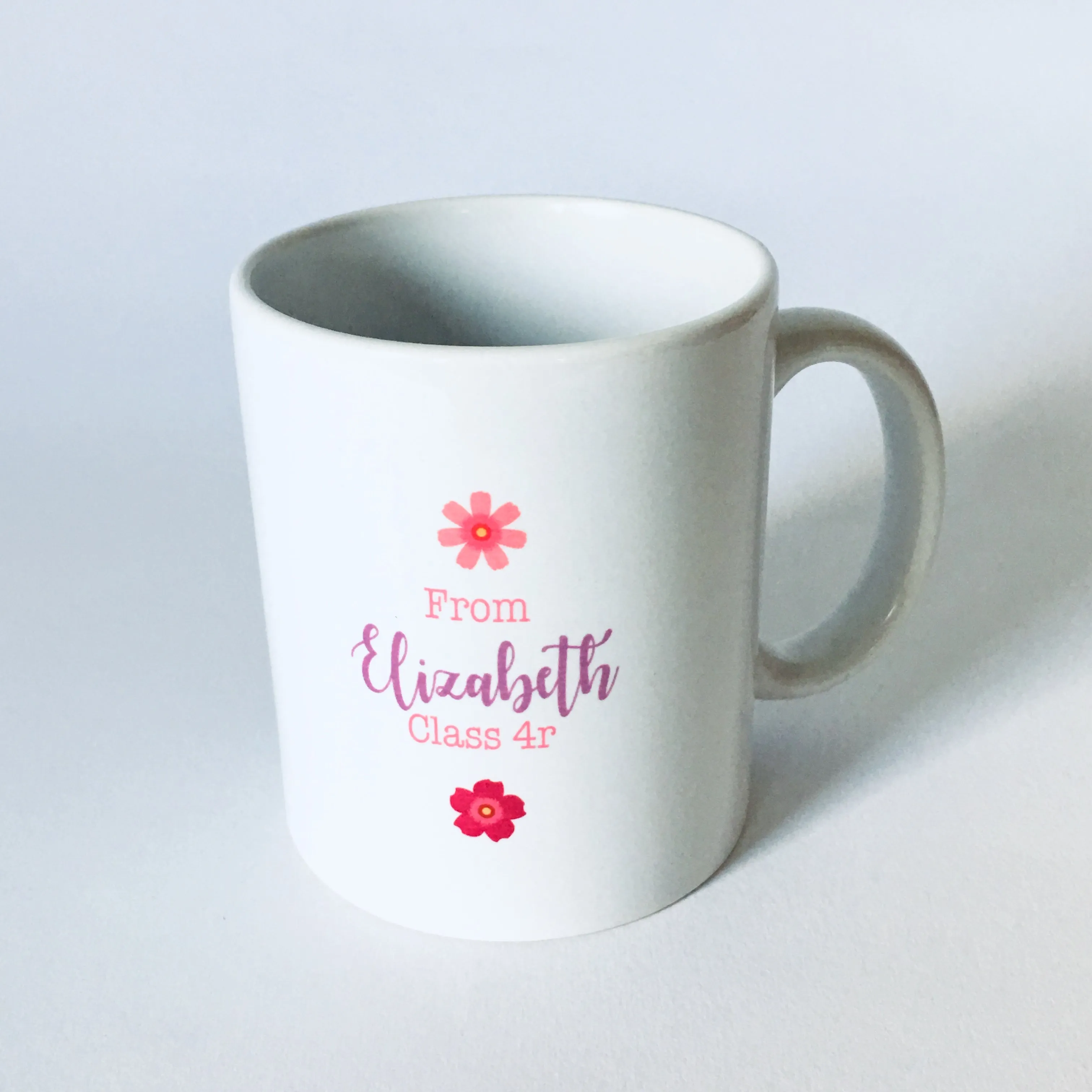 Thanks For Helping Me Grow Mug - Personalised