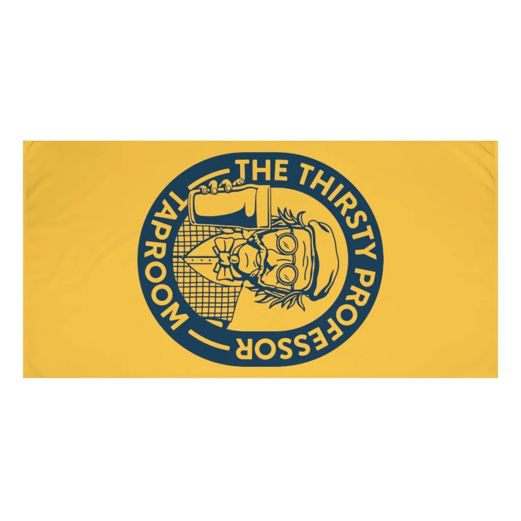 Thirsty Professor Logo Standard Towel, 30x60