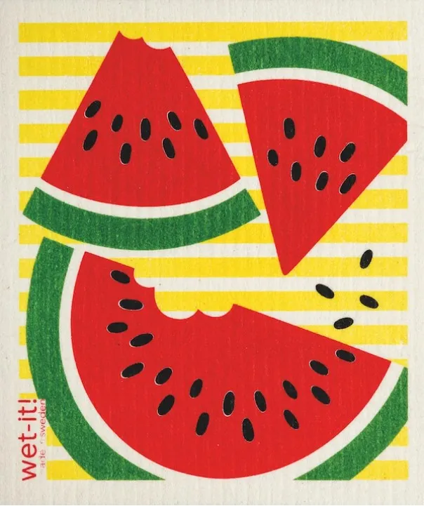 WET IT! CLOTH WATERMELON SLICES