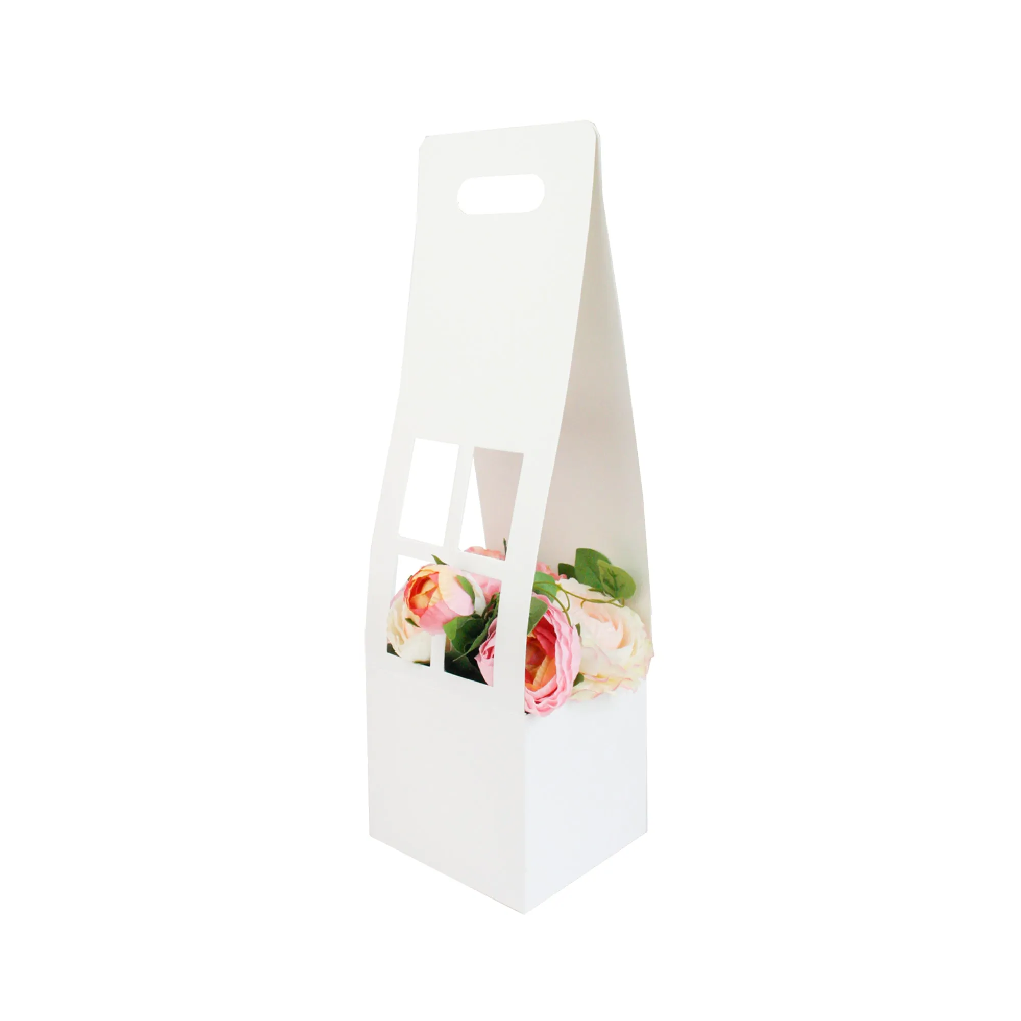 White Flower/Plant Carrier Boxes (Pack of 12)