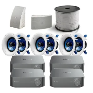 Wiim 4 Zone Multi-room Speaker Package