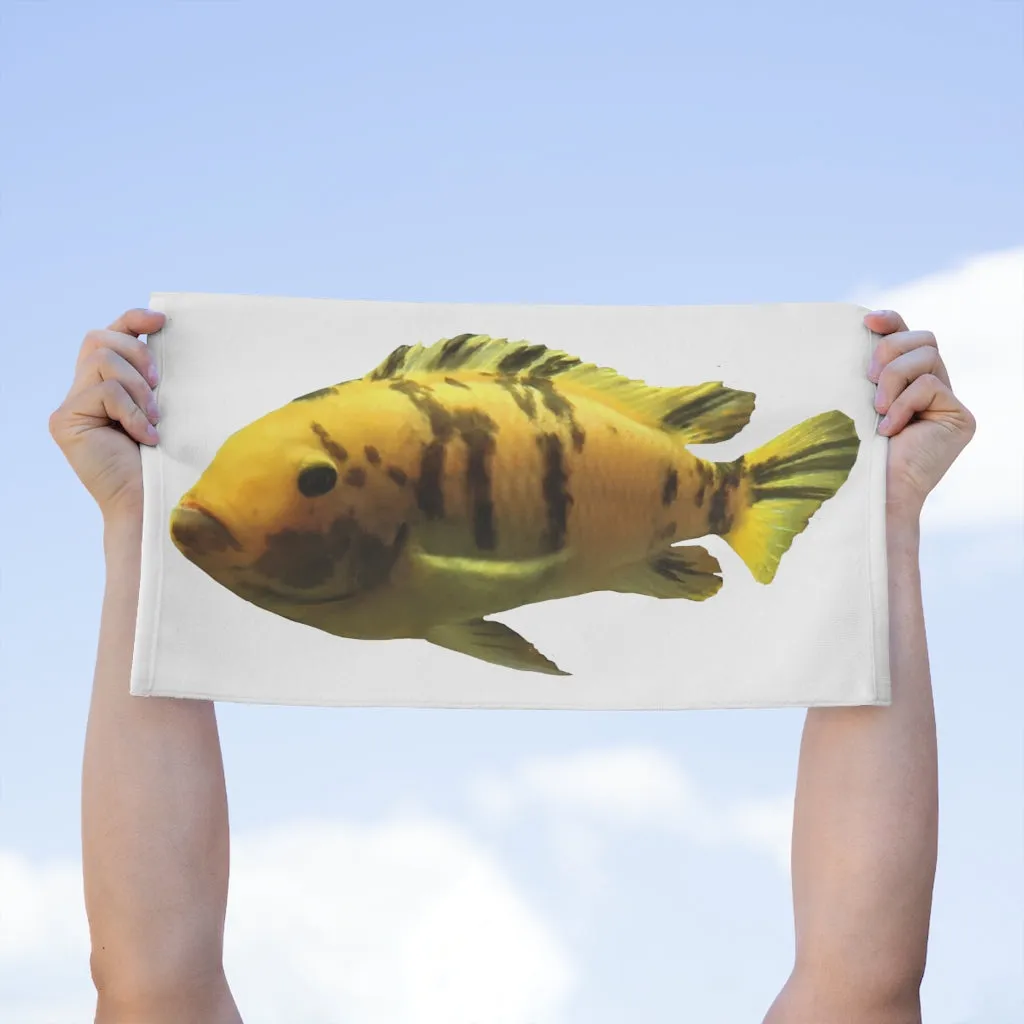 Yellow Fish Rally Towel, 11x18